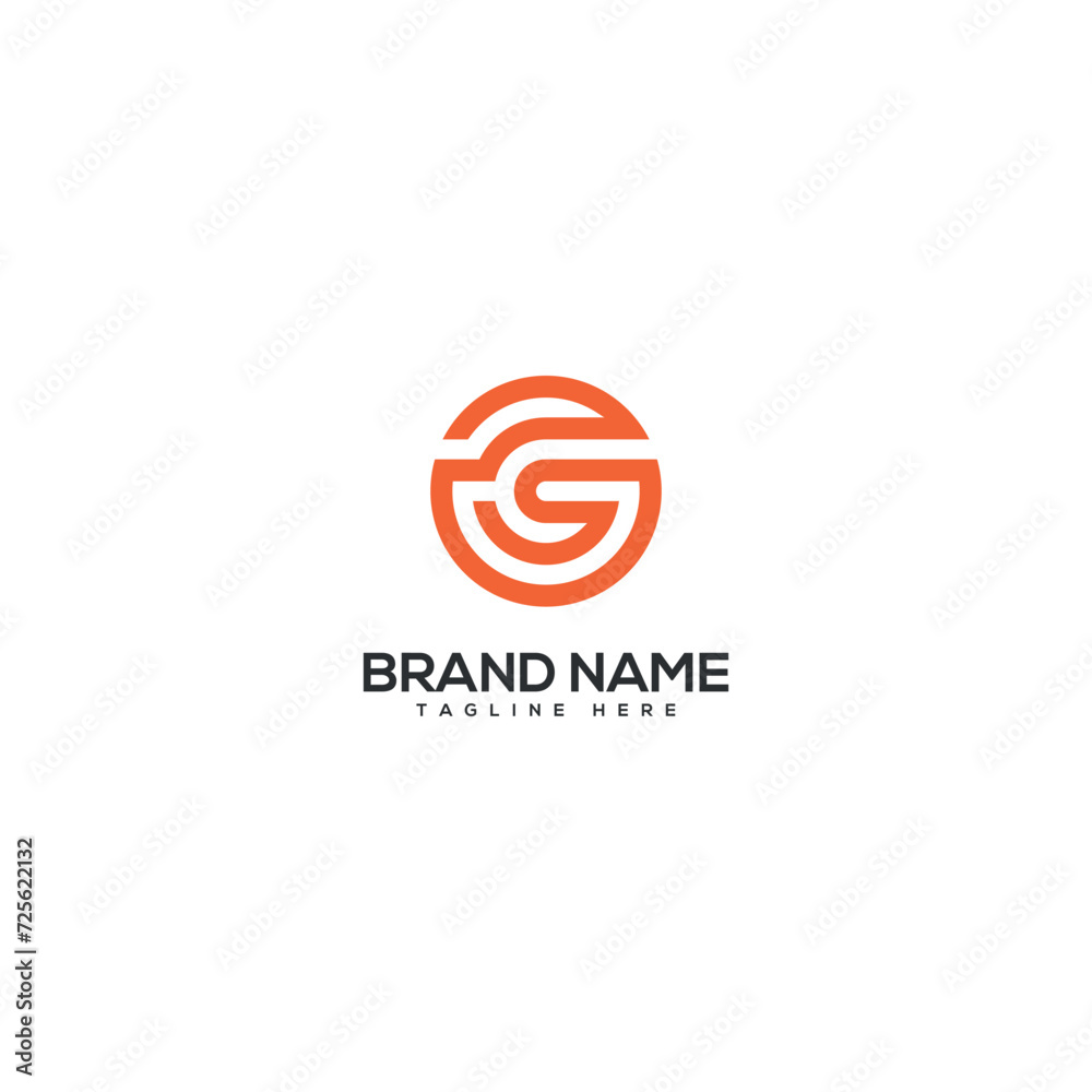Minimal unique letter CG GC monogram logo design template. Initials Business logo. Minimal unique letter CG GC monogram logo design template. Initials Business logo.