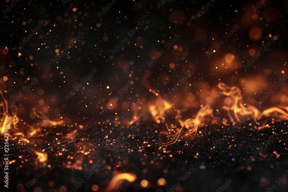 Fototapeta premium Fiery essence waltz