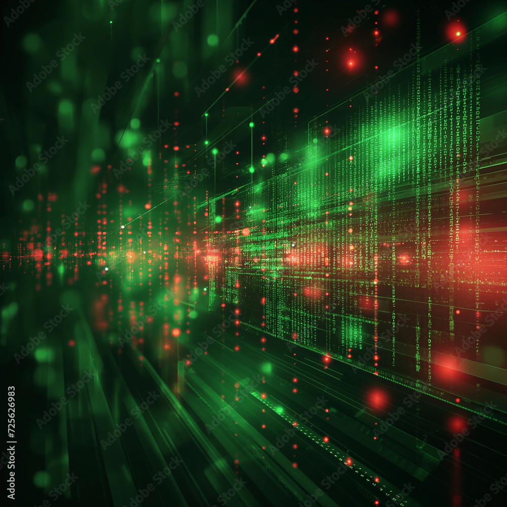 custom made wallpaper toronto digitalAn abstract futuristic digital and technology themed