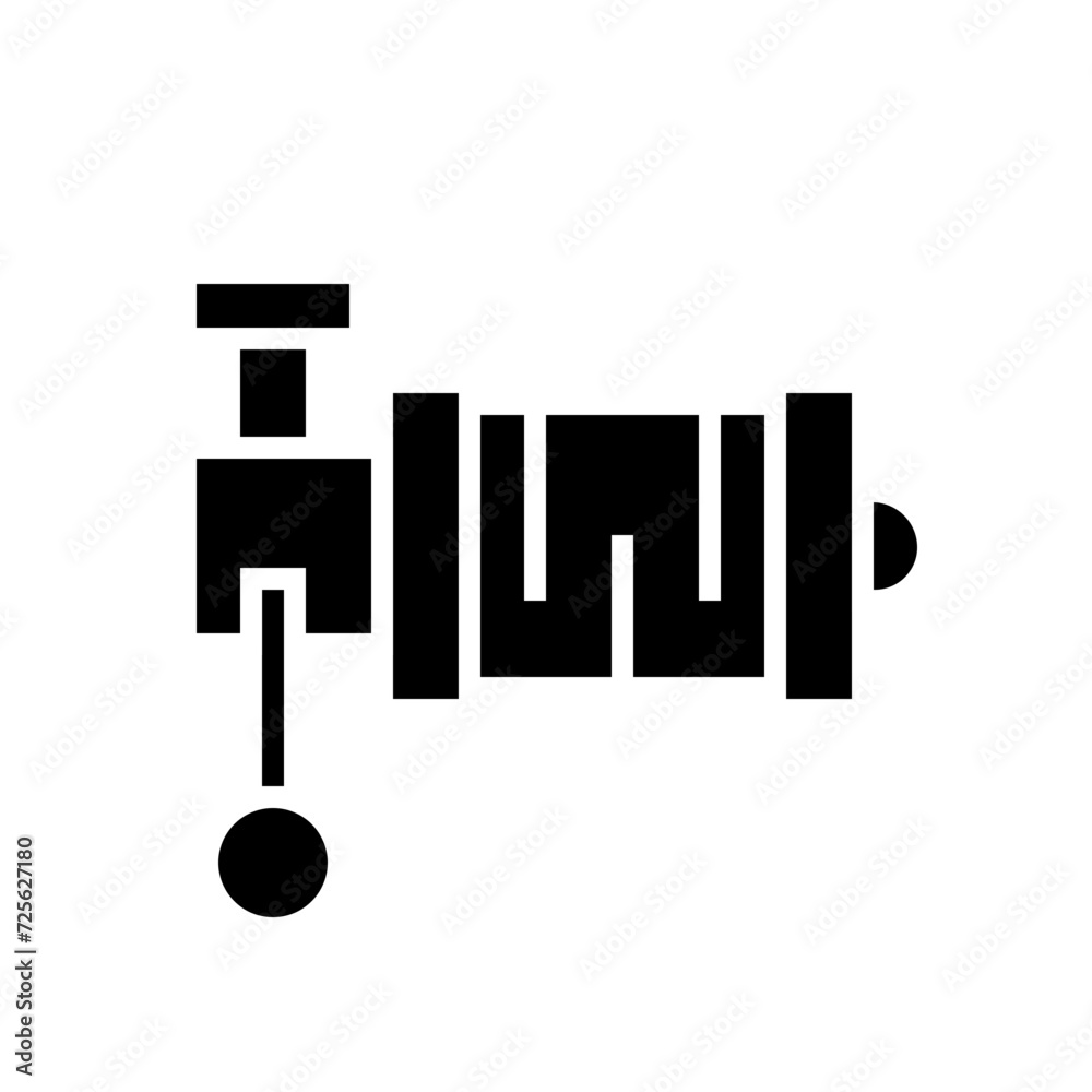 fishing hois solid icon fishing hois solid icon