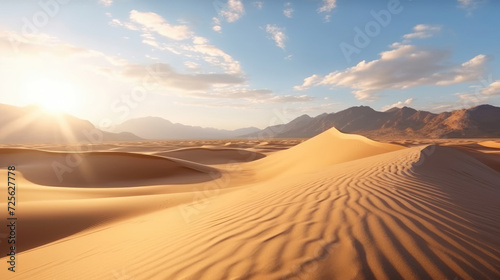 Sand dune desert