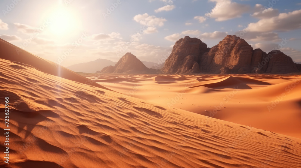 Naklejka premium Sand dune desert