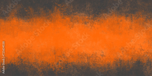 Black Orange distressed overlay retro grungy glitter art,wall background paintbrush stroke.cloud nebula floor tiles.dirty cement,interior decoration slate texture asphalt texture. 