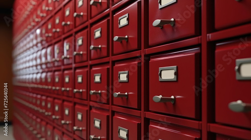 Filing cabinet for storing document archives