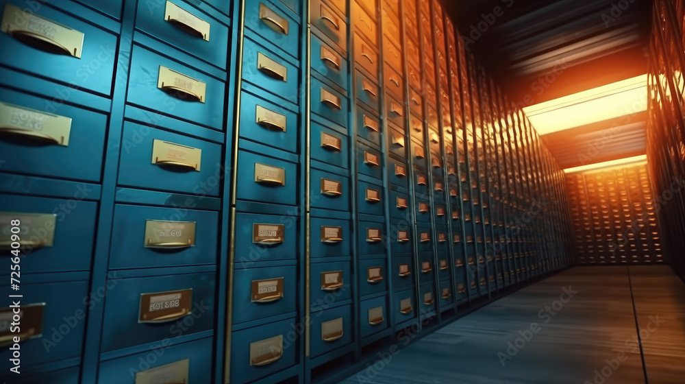 Filing cabinet for storing document archives Filing cabinet for storing document archives