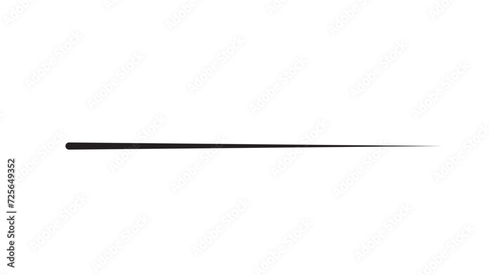 Horizontal straight line. Black simple decorative line. Horizontal straight line. Black simple decorative line.