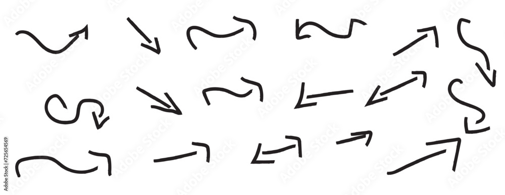 Various hand drawn charcoal arrows and underlines collection. Chalked arrows, pencil drawn curved lines, strike through, ling brush strokes. Vector direction pointers, doodle elements. Various hand drawn charcoal arrows and underlines collection. Chalked arrows, pencil drawn curved lines, strike through, ling brush strokes. Vector direction pointers, doodle elements.