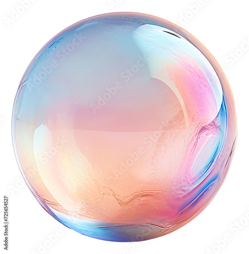 glass sphere isolated on white