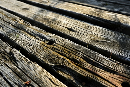 a close up of a wood plank photo