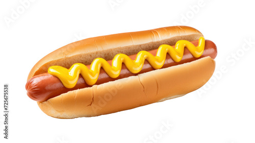 Hot dog isolated on transparent and white background.PNG image