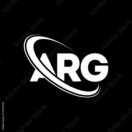 ARG logo. ARG letter. ARG letter logo design. Initials ARG logo linked with circle and uppercase monogram logo. ARG typography for technology, business and real estate brand.