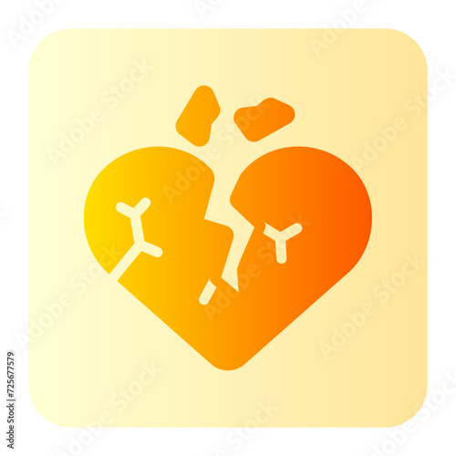 heartbreak gradient icon