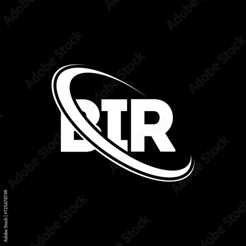 BIR logo. BIR letter. BIR letter logo design. Initials BIR logo linked with circle and uppercase monogram logo. BIR typography for technology, business and real estate brand.