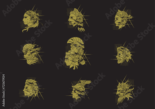 GRUNGE ELEMENT COLLECTION - GOD & GODDESS