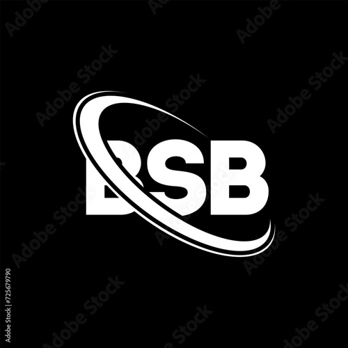 BSB logo. BSB letter. BSB letter logo design. Initials BSB logo linked with circle and uppercase monogram logo. BSB typography for technology, business and real estate brand. photo