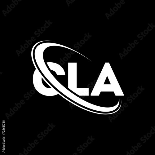 CLA logo. CLA letter. CLA letter logo design. Initials CLA logo linked with circle and uppercase monogram logo. CLA typography for technology, business and real estate brand.