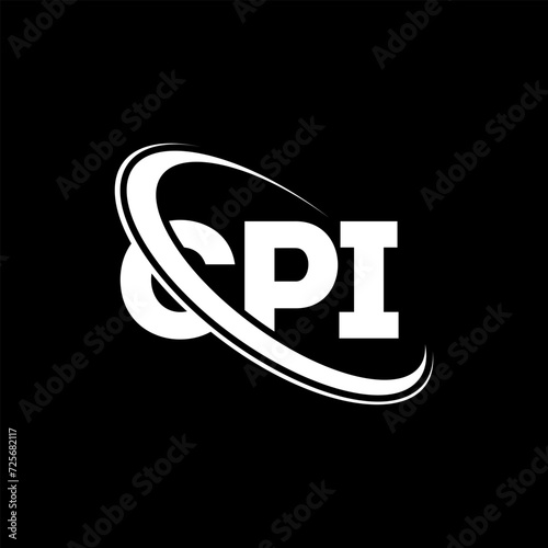 CPI logo. CPI letter. CPI letter logo design. Initials CPI logo linked with circle and uppercase monogram logo. CPI typography for technology, business and real estate brand.