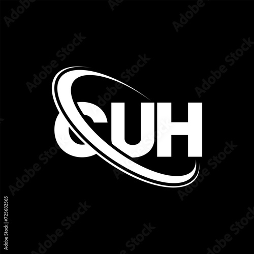 CUH logo. CUH letter. CUH letter logo design. Initials CUH logo linked with circle and uppercase monogram logo. CUH typography for technology, business and real estate brand.