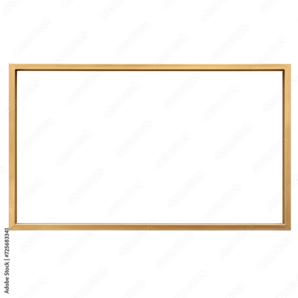 thin square frame of gold no white transparent background thin square frame of gold no white transparent background