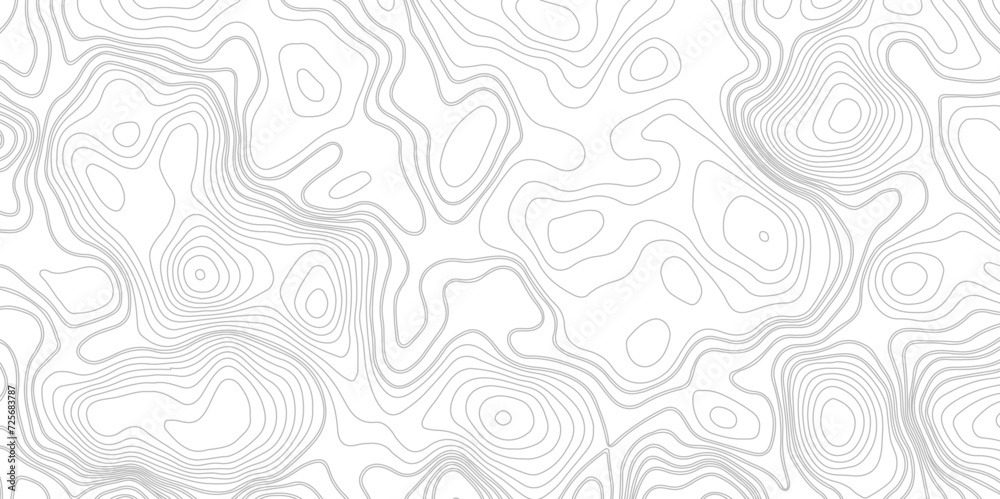 Abstract Line Contour Topography Pattern in Black and White Abstract Line Contour Topography Pattern in Black and White