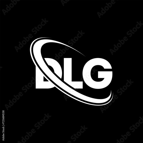 DLG logo. DLG letter. DLG letter logo design. Initials DLG logo linked with circle and uppercase monogram logo. DLG typography for technology, business and real estate brand. photo