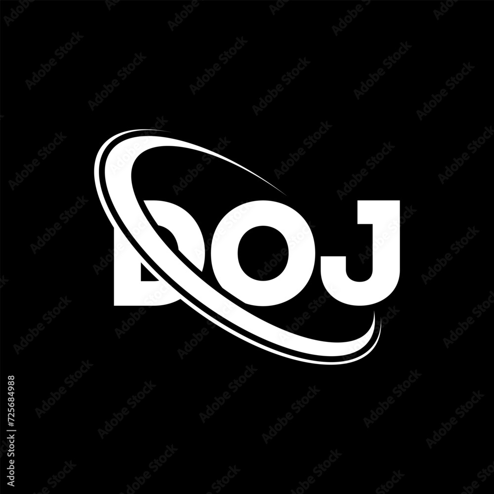 DOJ logo. DOJ letter. DOJ letter logo design. Initials DOJ logo linked with circle and uppercase monogram logo. DOJ typography for technology, business and real estate brand. DOJ logo. DOJ letter. DOJ letter logo design. Initials DOJ logo linked with circle and uppercase monogram logo. DOJ typography for technology, business and real estate brand.