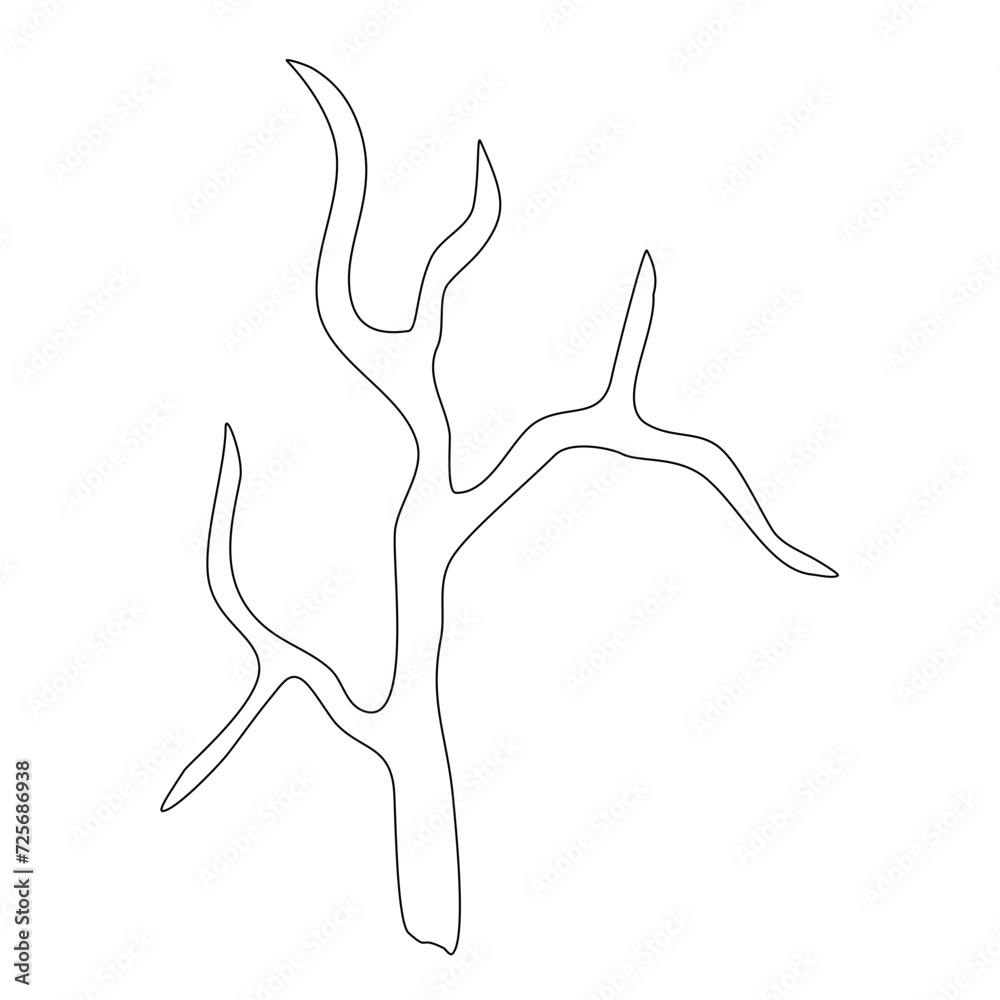 Branch Line Art Illustration Branch Line Art Illustration