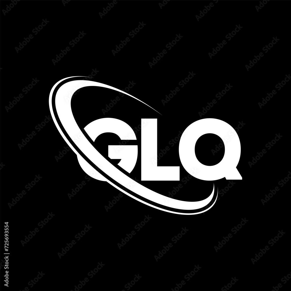 GLQ logo. GLQ letter. GLQ letter logo design. Initials GLQ logo linked with circle and uppercase monogram logo. GLQ typography for technology, business and real estate brand.