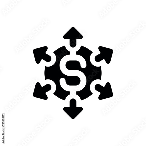 money strategy icon vector illustration