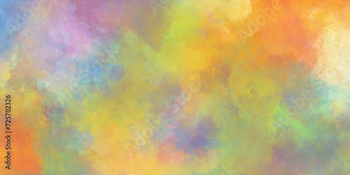 Rainbow colors watercolor paint splashes watercolor background with stains, soft colorful abstract watercolor paint background design, watercolor paper textured illustration with splashes.