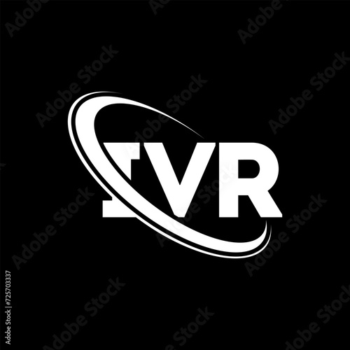 IVR logo. IVR letter. IVR letter logo design. Initials IVR logo linked with circle and uppercase monogram logo. IVR typography for technology, business and real estate brand.