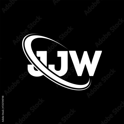 JJW logo. JJW letter. JJW letter logo design. Initials JJW logo linked with circle and uppercase monogram logo. JJW typography for technology, business and real estate brand.