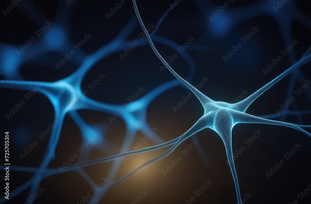 Neural cells - 3D rendering of neural cell images. Synapse on a black background. View of interconnected neuron cells with electrical impulses. Nerve cells in bright light on dark background. Neurons Neural cells - 3D rendering of neural cell images. Synapse on a black background. View of interconnected neuron cells with electrical impulses. Nerve cells in bright light on dark background. Neurons