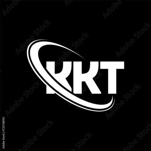 KKT logo. KKT letter. KKT letter logo design. Initials KKT logo linked with circle and uppercase monogram logo. KKT typography for technology, business and real estate brand.