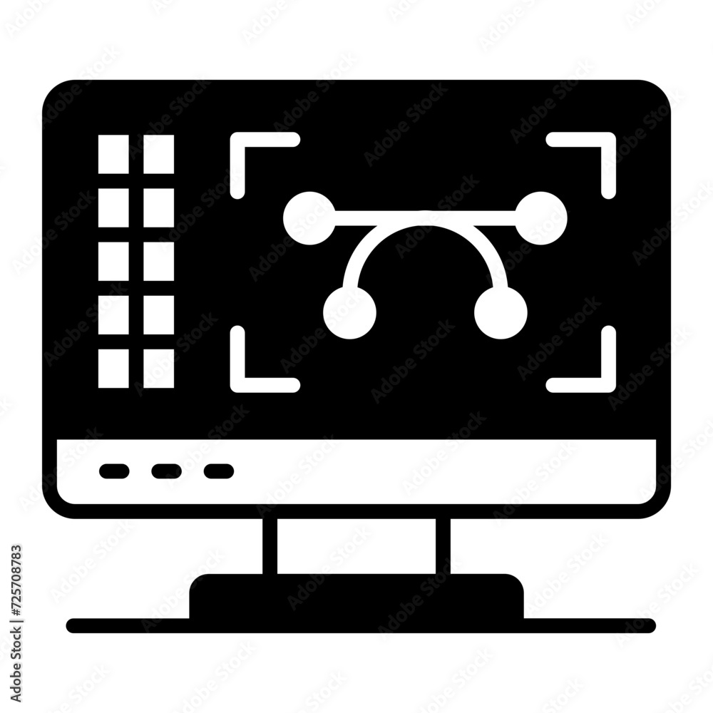 Designing Canvas Program concept, Graphic Design Software vector icon design, Web design and Development symbol, user interface or graphic sign, website engineering stock illustration Designing Canvas Program concept, Graphic Design Software vector icon design, Web design and Development symbol, user interface or graphic sign, website engineering stock illustration