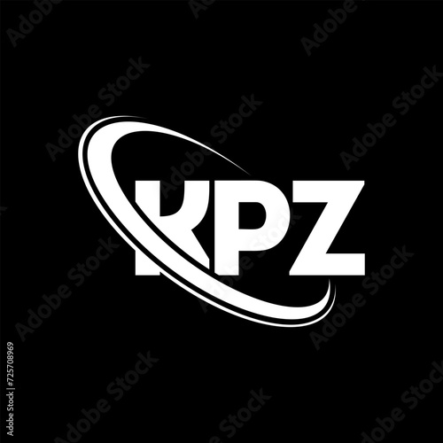 KPZ logo. KPZ letter. KPZ letter logo design. Initials KPZ logo linked with circle and uppercase monogram logo. KPZ typography for technology, business and real estate brand.