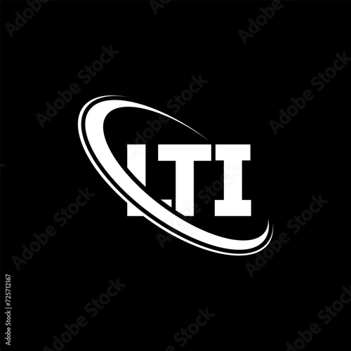 LTI logo. LTI letter. LTI letter logo design. Initials LTI logo linked with circle and uppercase monogram logo. LTI typography for technology, business and real estate brand. photo