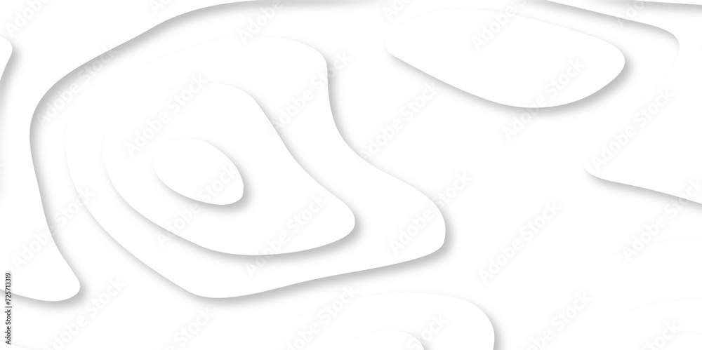 Gray and white wave Seamless abstract white papercut background 3d realistic design use for ads banner and advertising print design vector. 3d topography relief. Vector topographic illustration.