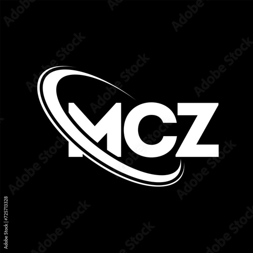 MCZ logo. MCZ letter. MCZ letter logo design. Initials MCZ logo linked with circle and uppercase monogram logo. MCZ typography for technology, business and real estate brand. photo