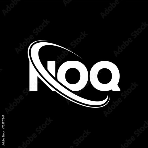 NOQ logo. NOQ letter. NOQ letter logo design. Initials NOQ logo linked with circle and uppercase monogram logo. NOQ typography for technology, business and real estate brand.