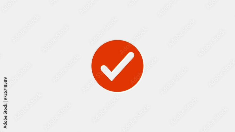 Check mark animation 4k, correct or tick mark animation Check mark animation 4k, correct or tick mark animation