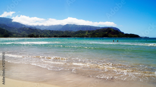 Hanalei Beach, Island of Kauai, Hawaii, United States photo