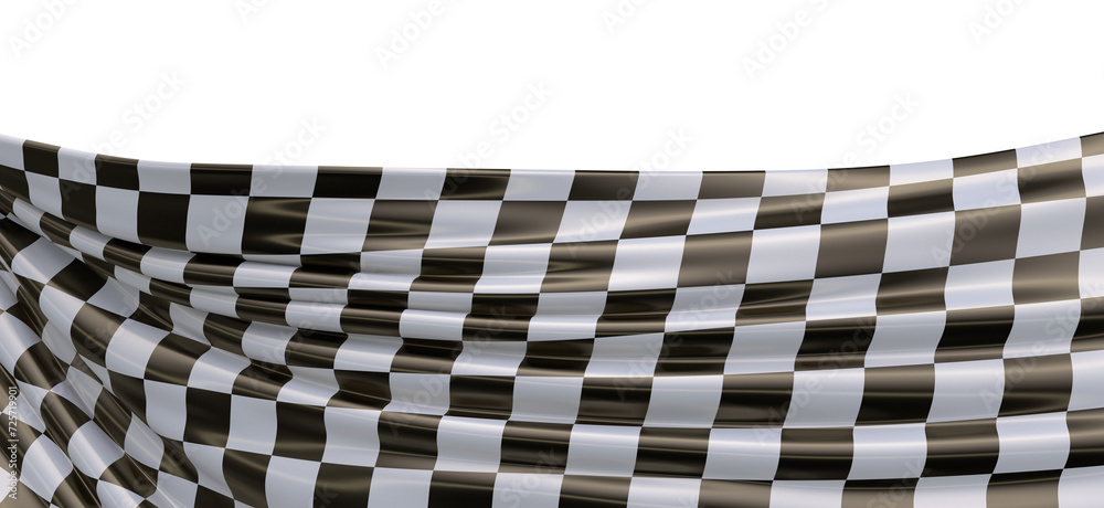 Obraz premium grid abstract background chess checkered flag finish line victory 3d rendering