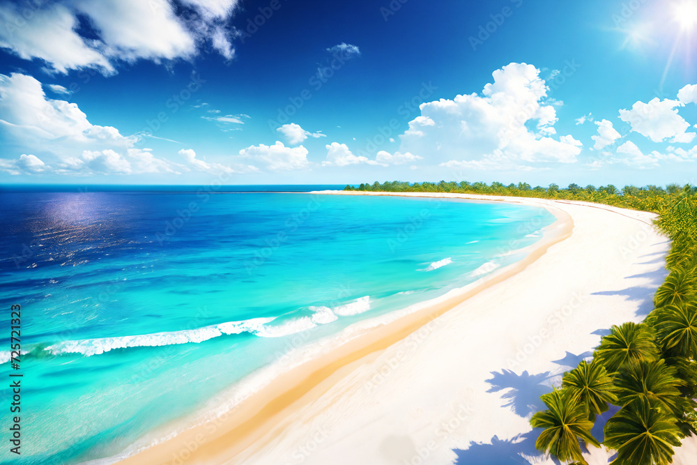 custom made wallpaper toronto digitaltropical landscape, ocean view