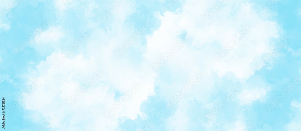 blue sky with cloud .Beautiful blue sky with white clouds .bright cloud cover in the sun calm clear winter air background .gradient light white background.