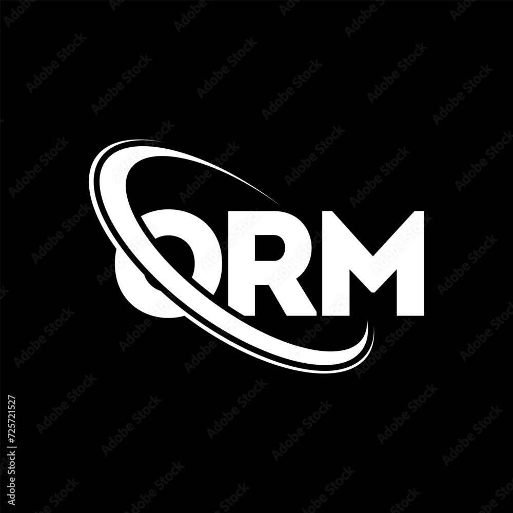 ORM logo. ORM letter. ORM letter logo design. Initials ORM logo linked ...