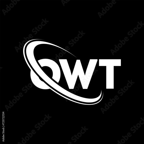 OWT logo. OWT letter. OWT letter logo design. Initials OWT logo linked with circle and uppercase monogram logo. OWT typography for technology, business and real estate brand. photo