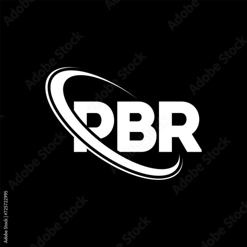 PBR logo. PBR letter. PBR letter logo design. Intitials PBR logo linked with circle and uppercase monogram logo. PBR typography for technology, business and real estate brand.