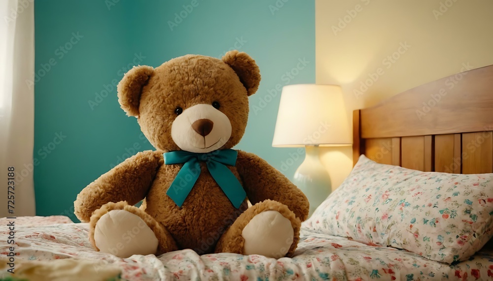 A soft, plush teddy bear