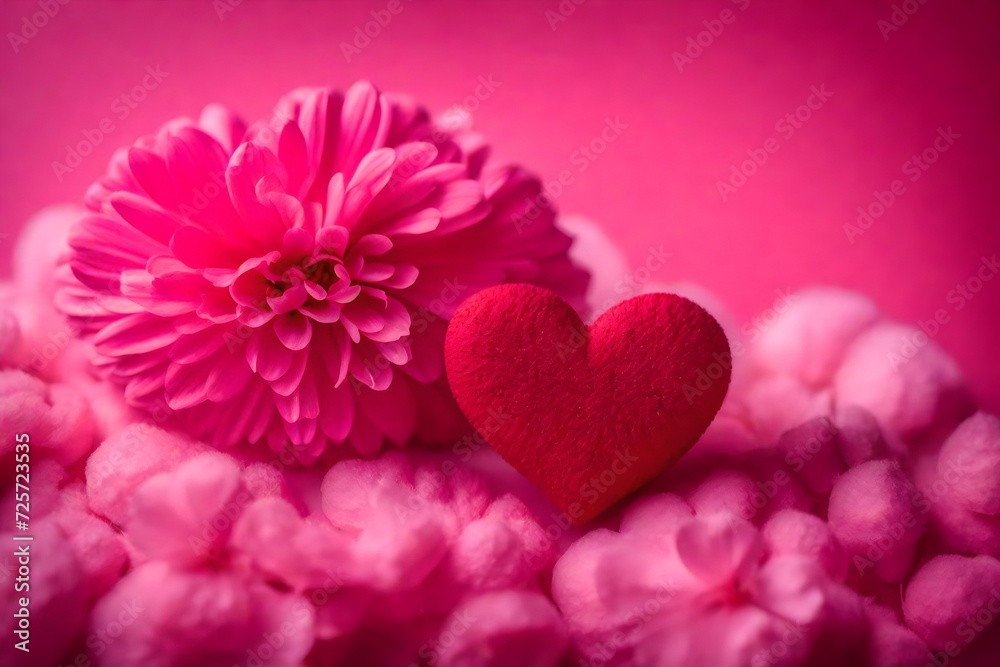 flower with pink textured heart flower with pink textured heart